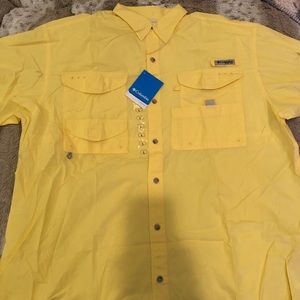 Columbia PFG Short Sleeve Button Down - Size L